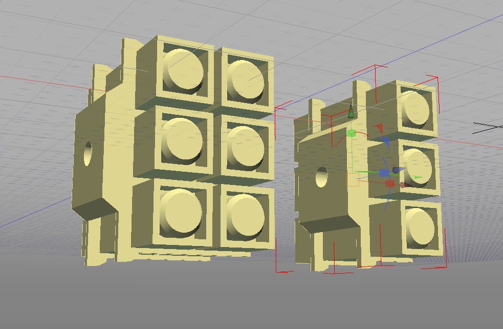 ミサイルポッド3連装&6連装(STLデータ)