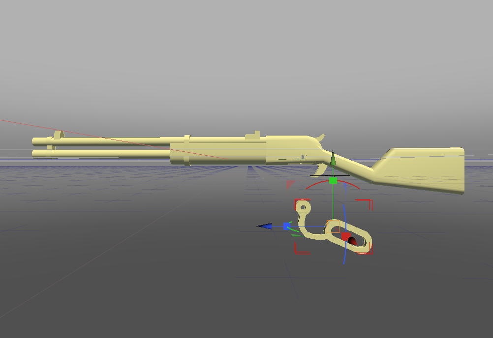 レバーアクションライフル(STLデータ)