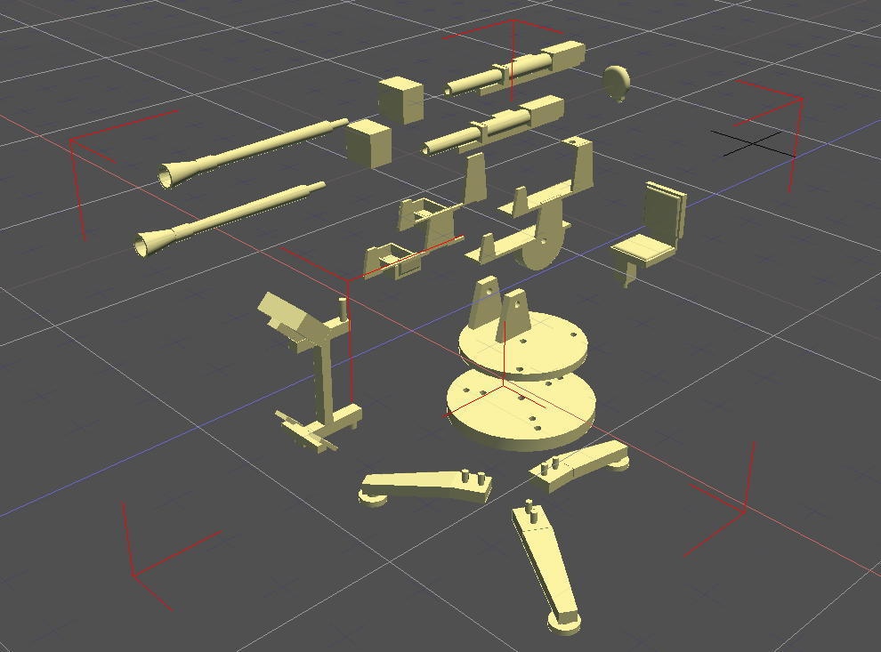 メガミ用対空機関砲(STLデータ)