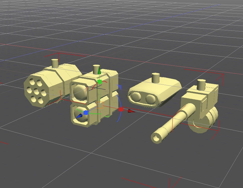 スタブウイング+武器セット(STLデータ)