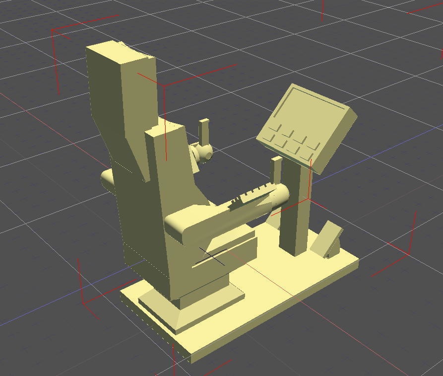 メガミ用操縦シミュレータ(STLデータ)