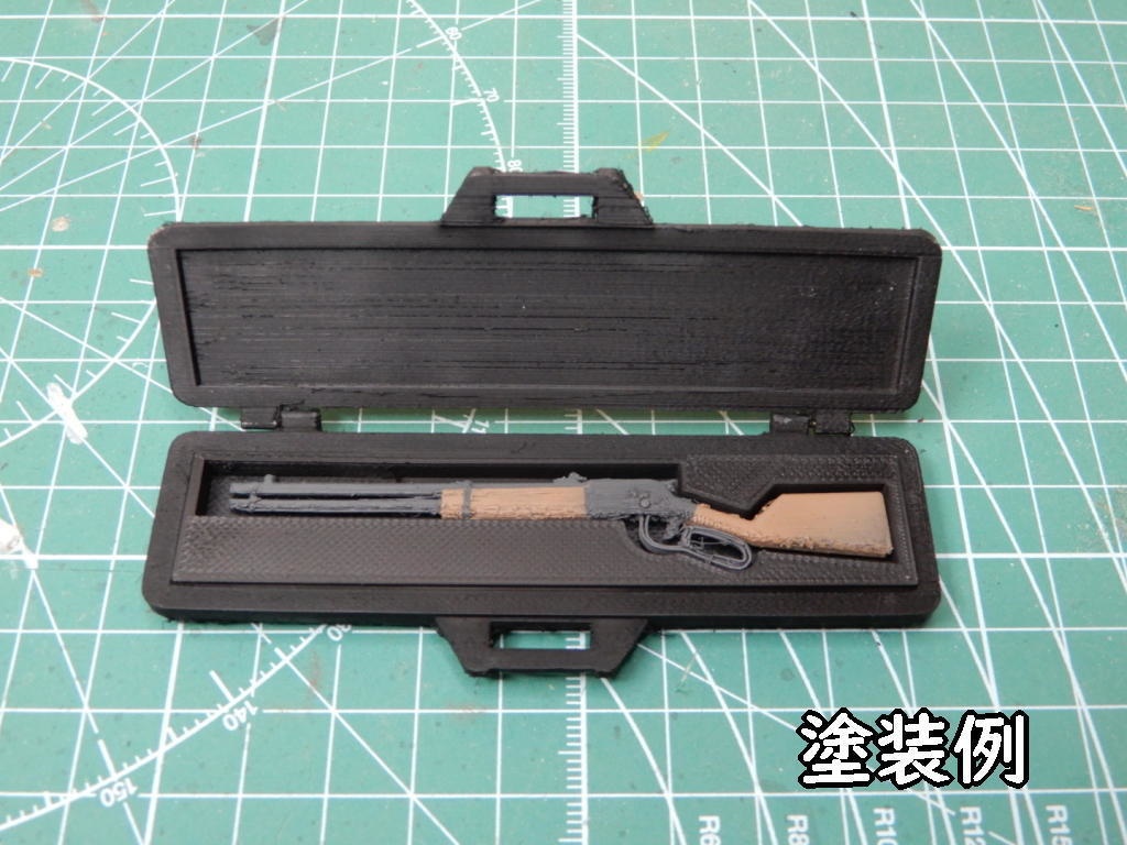 レバーアクションライフル&ガンケース(STLデータ)