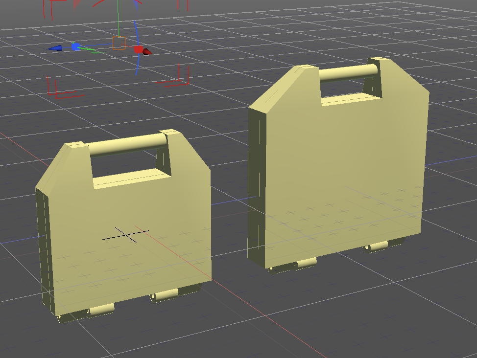 ハンドガン&ガンケース2種(STLデータ)