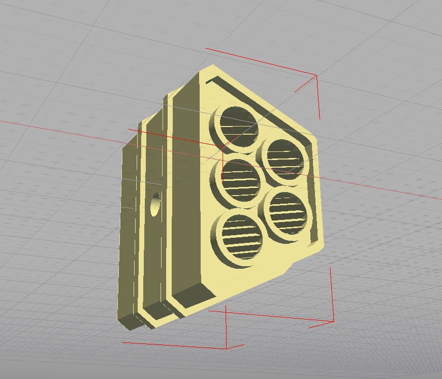 5連装ミサイルポッド(STLデータ)