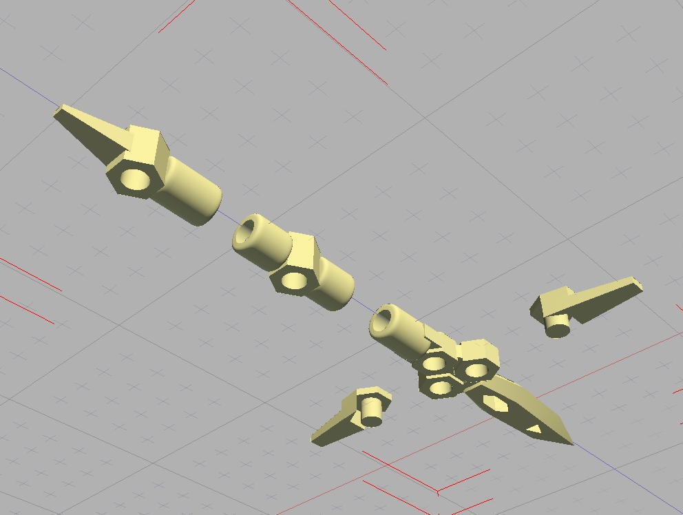 ウイングドスピア2(STLデータ)