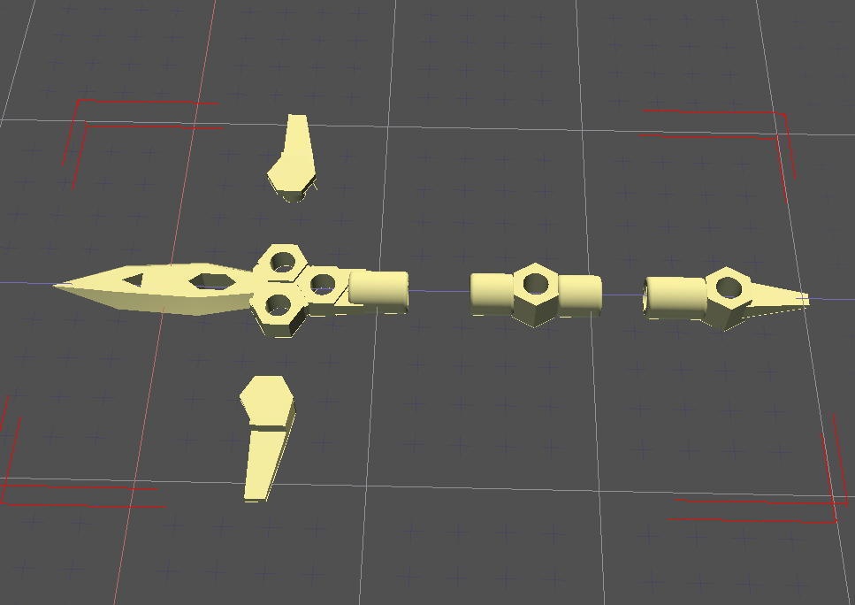 ウイングドスピア2(STLデータ)