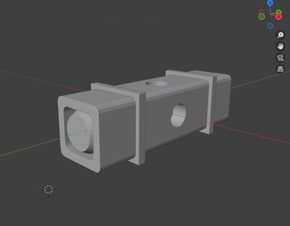 連結ミサイルポッド＜角＞（STLデータ）