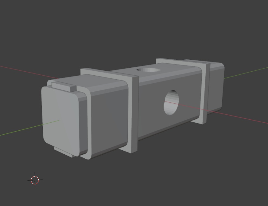 連結ミサイルポッド<角>(STLデータ)