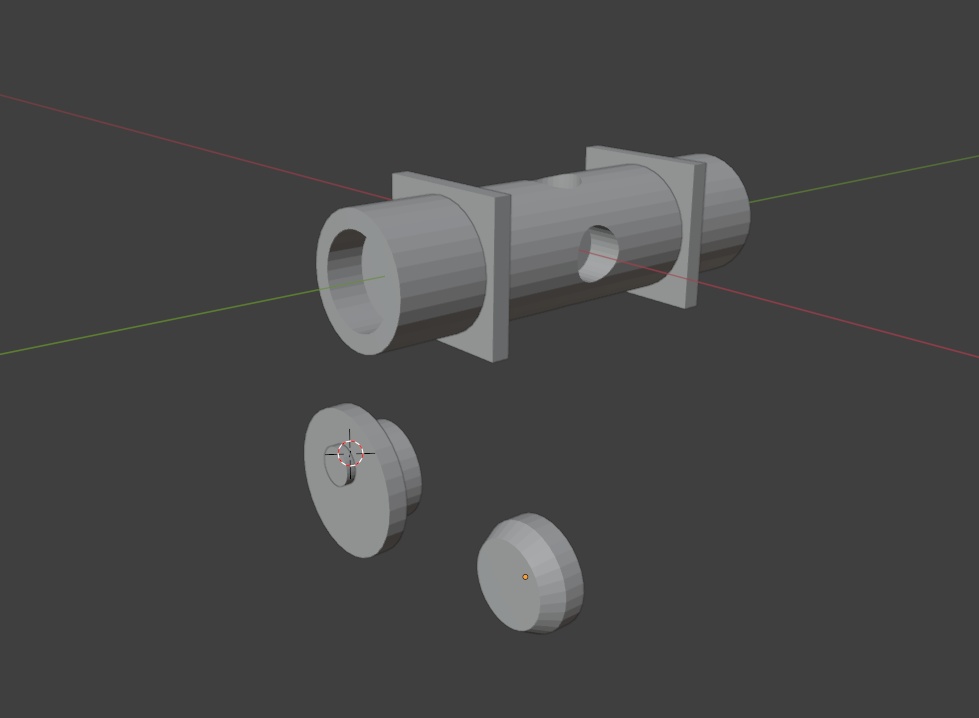 連結ミサイルポッド<丸>(STLデータ)
