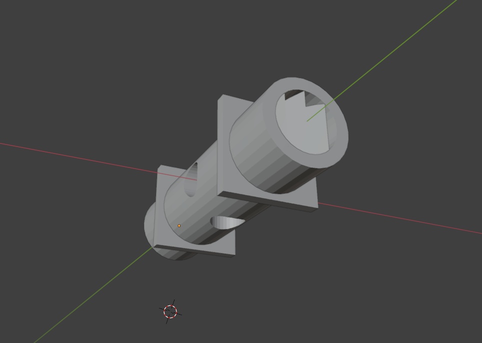 連結ミサイルポッド<丸>(STLデータ)