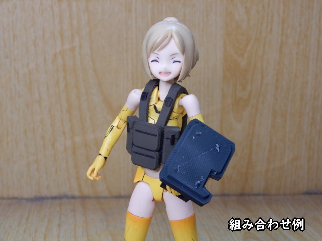 メガミ用防弾盾(STLデータ)