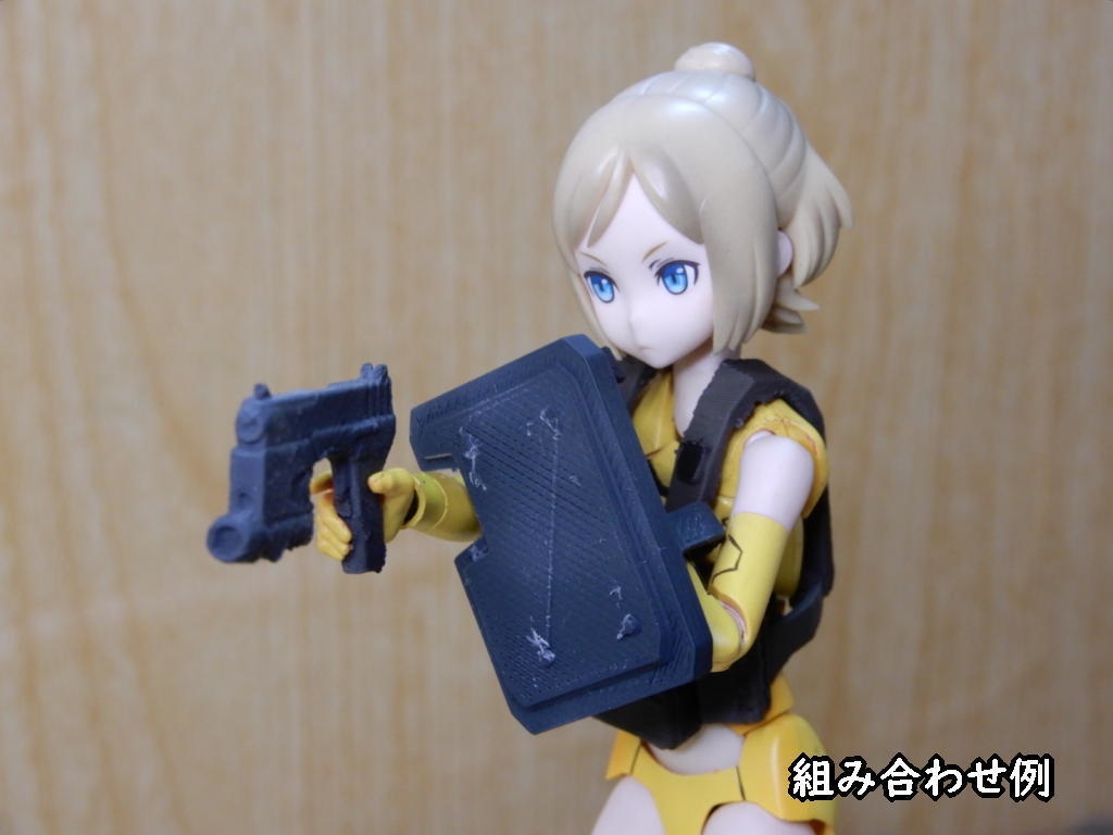 メガミ用防弾盾(STLデータ)