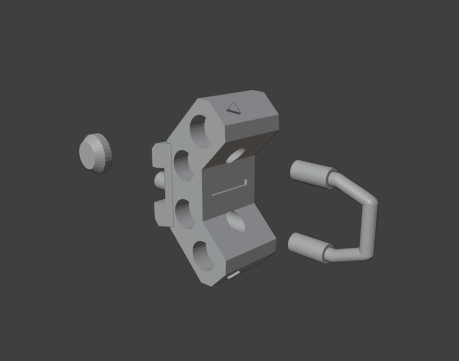 ガンナー強化パーツ「ミサイラーパック」(STLデータ)