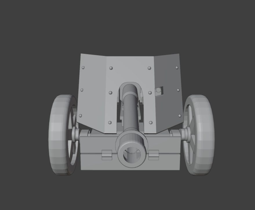 メガミ用対戦車砲(STLデータ)