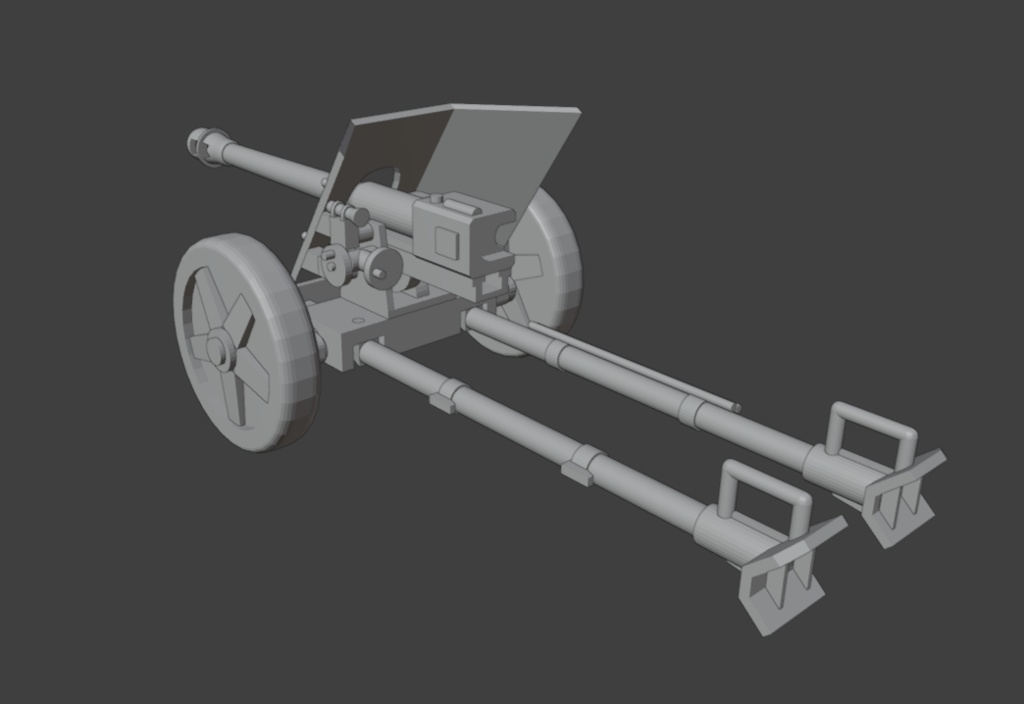 メガミ用対戦車砲(STLデータ)