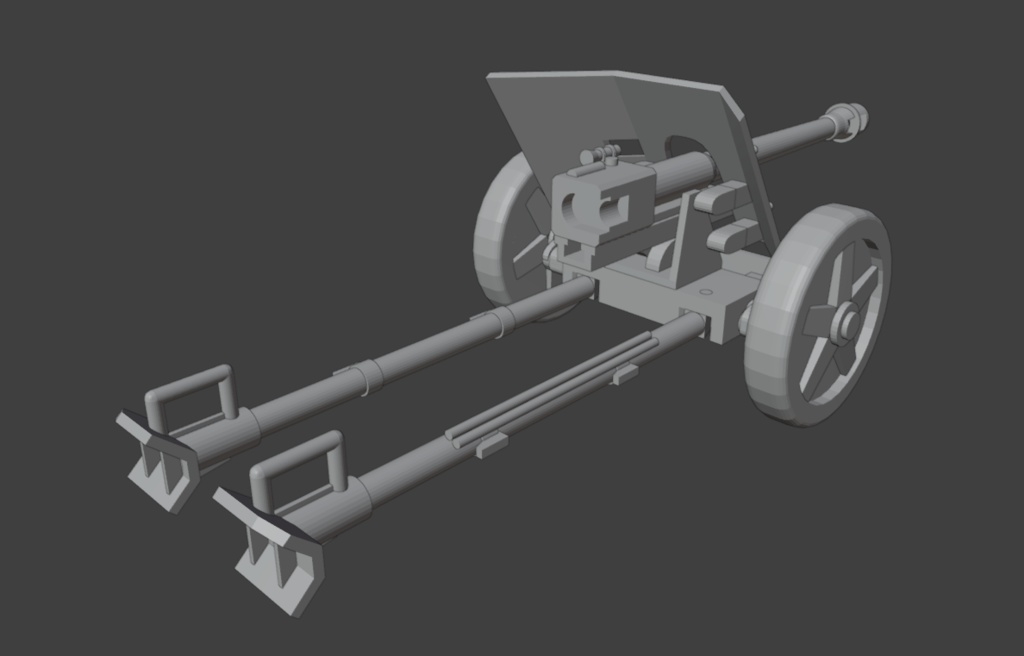 メガミ用対戦車砲(STLデータ)