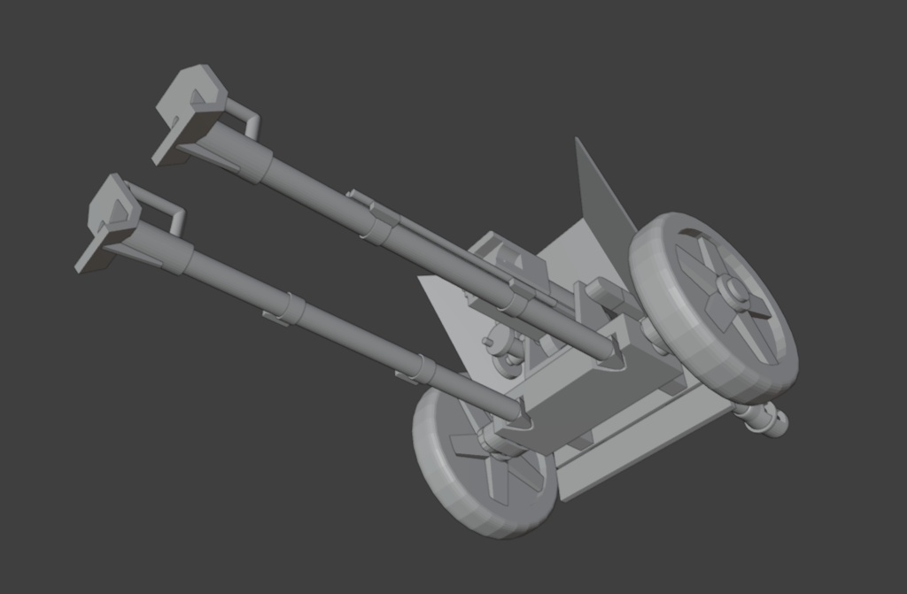 メガミ用対戦車砲(STLデータ)