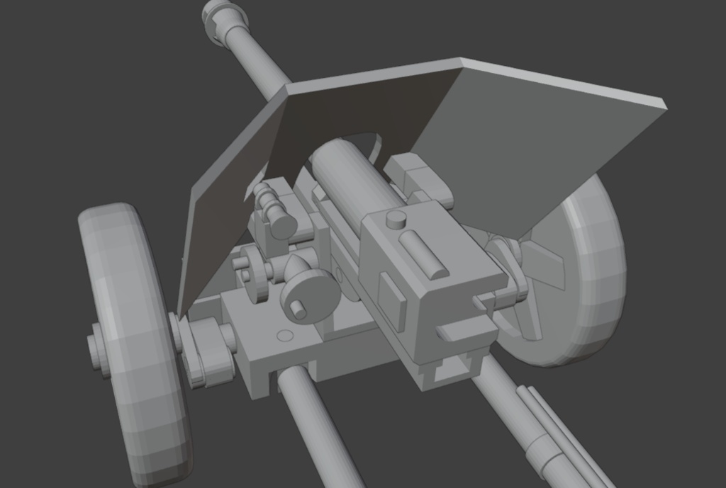 メガミ用対戦車砲(STLデータ)