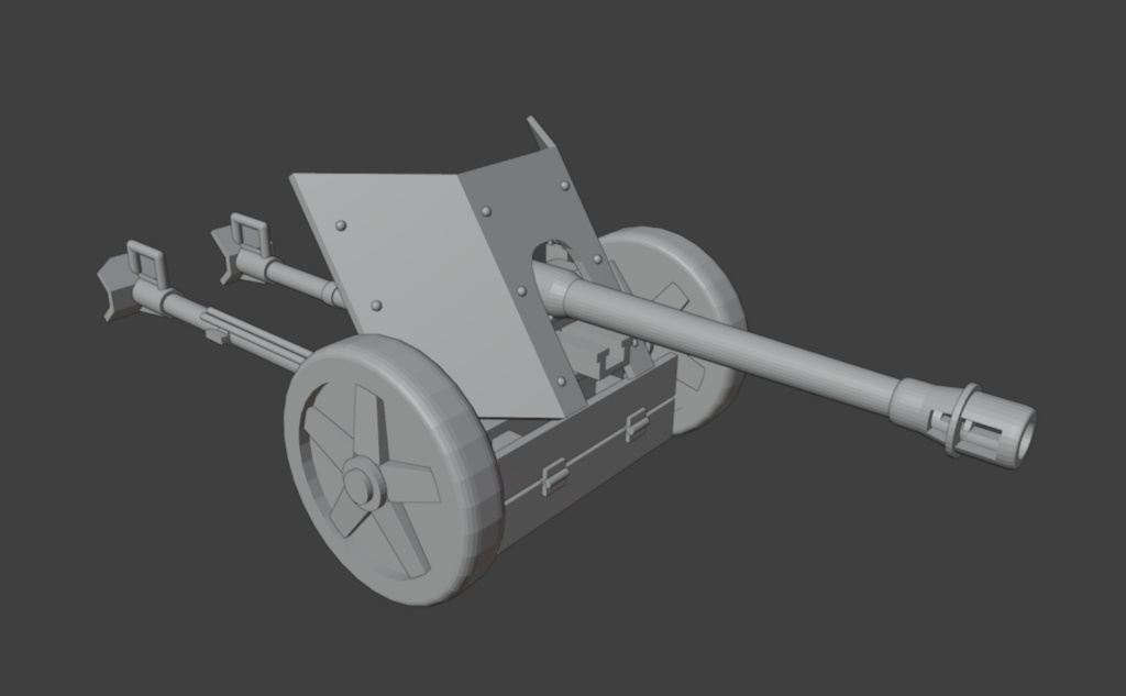 メガミ用対戦車砲(STLデータ)