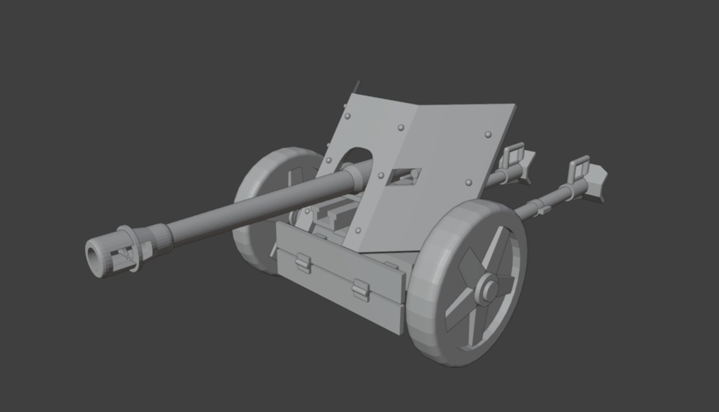 メガミ用対戦車砲(STLデータ)