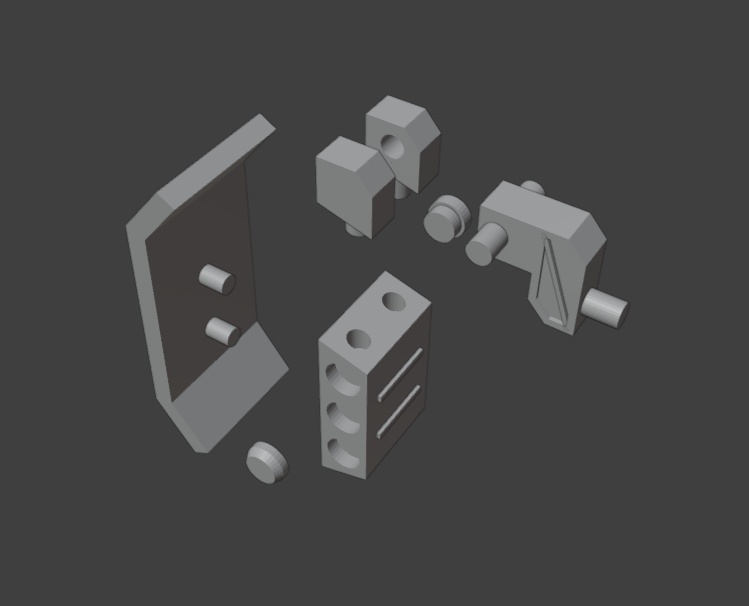 ミサイルポッド付きシールド(STLデータ)