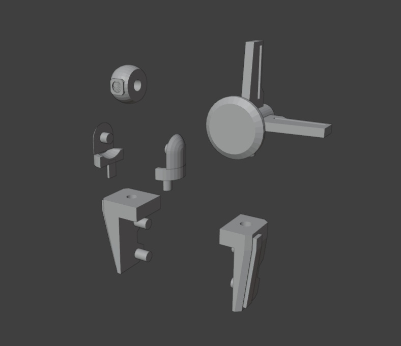 ガンナー強化パーツ「スナイパーパック」(STLデータ)