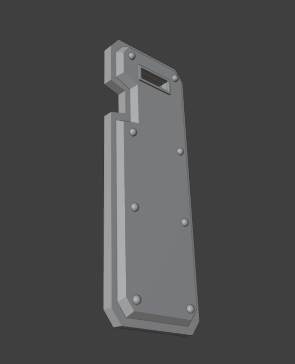メガミ用大型防弾盾(STLデータ)