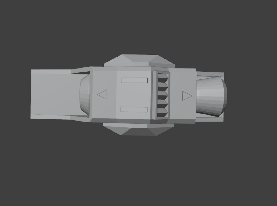 ミサイル装備型スラスターポッド(STLデータ)