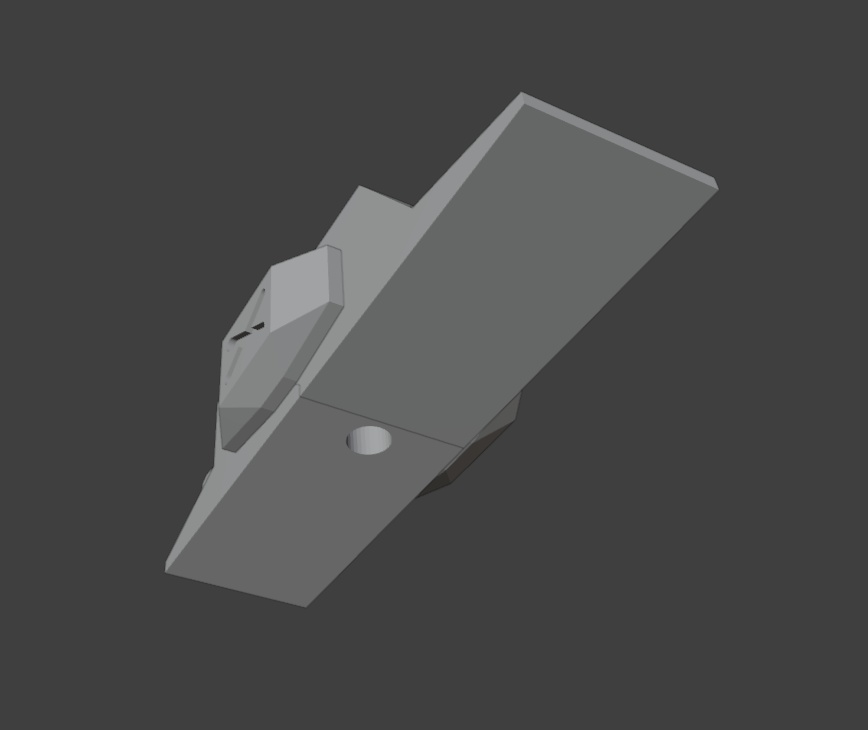 ミサイル装備型スラスターポッド(STLデータ)