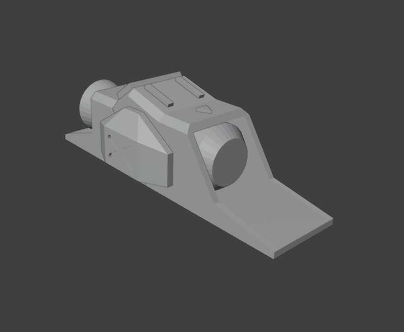 ミサイル装備型スラスターポッド(STLデータ)