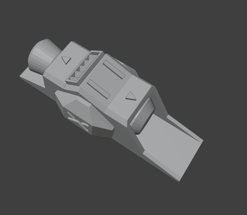 ミサイル装備型スラスターポッド(STLデータ)