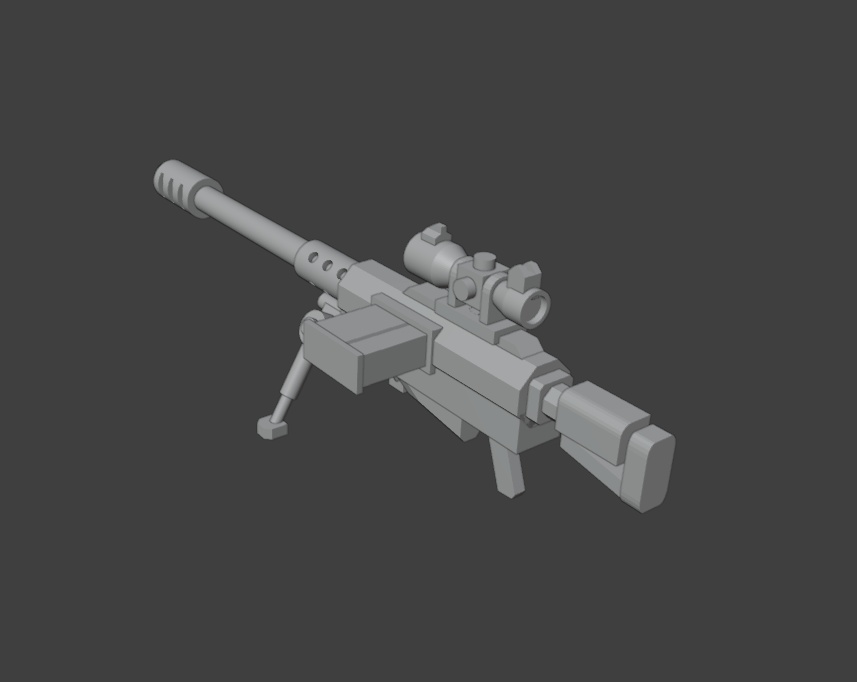 対物ライフル2(STLデータ)