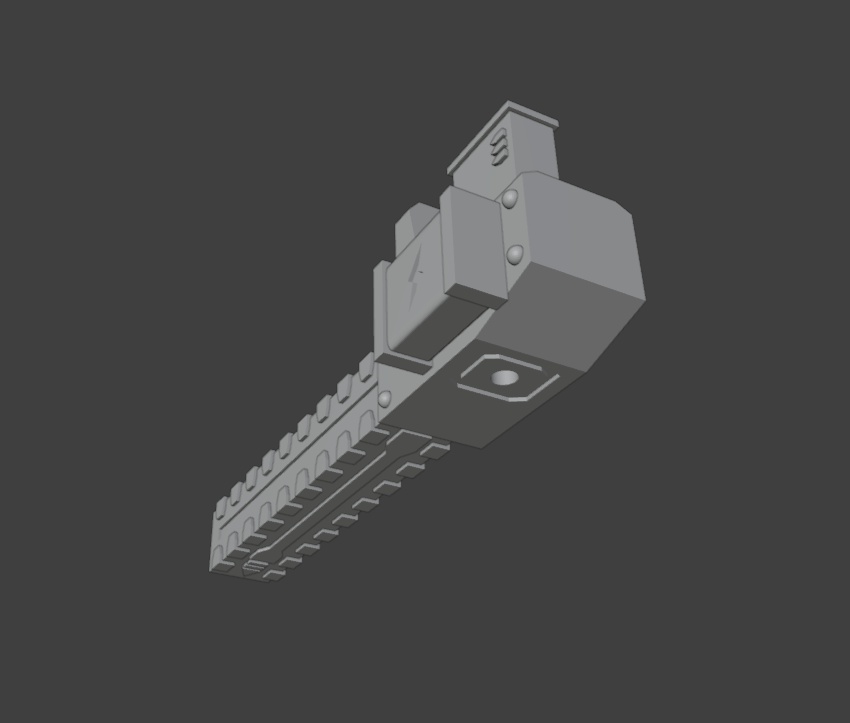 レールガン(STLデータ)