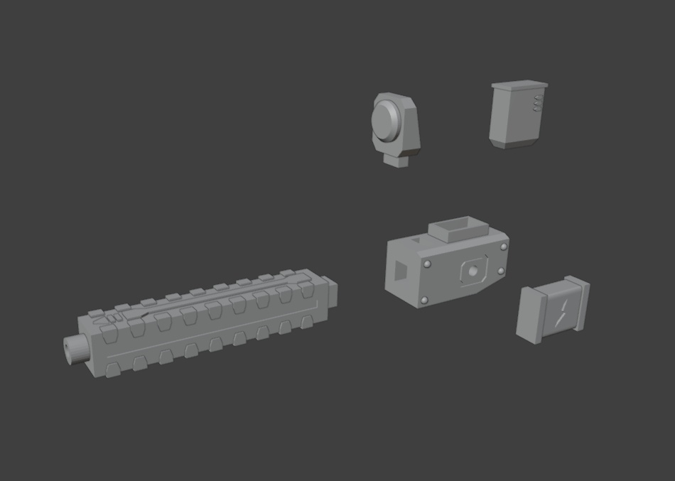 レールガン(STLデータ)