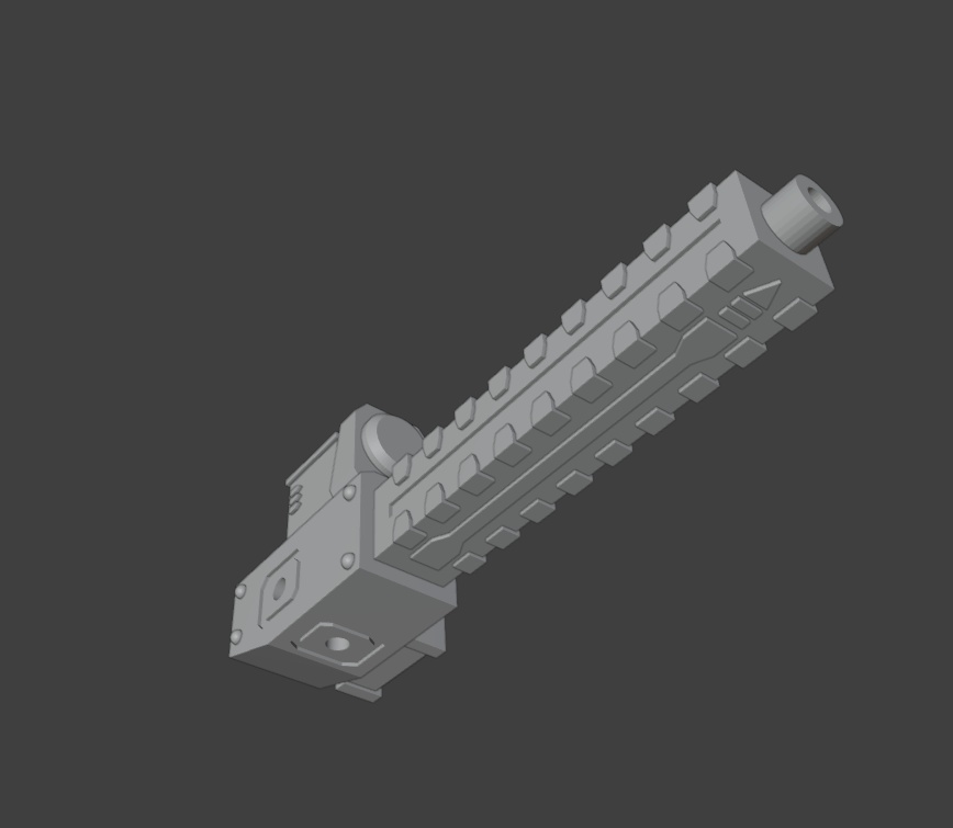 レールガン(STLデータ)