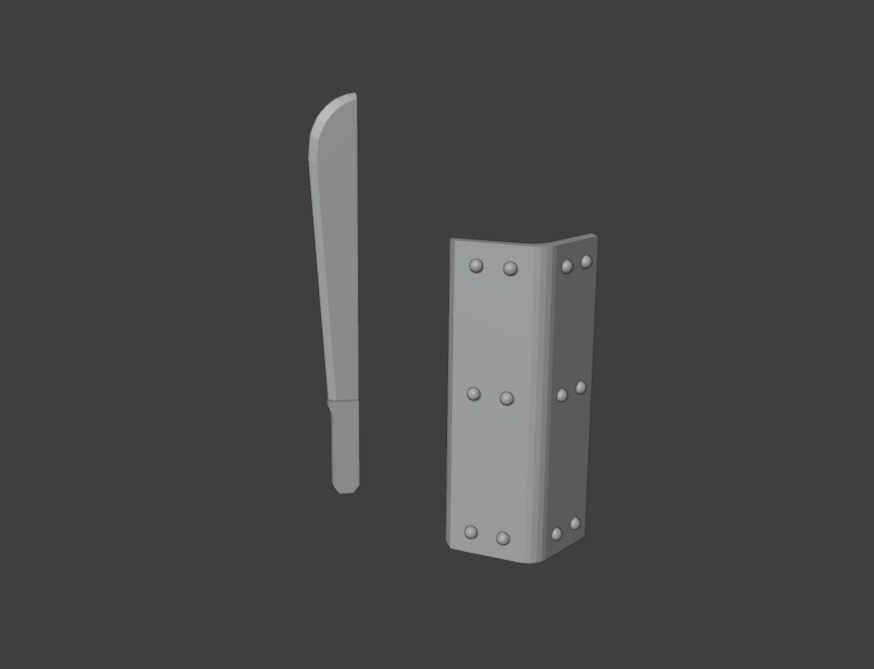 近接武器セット（STLデータ）