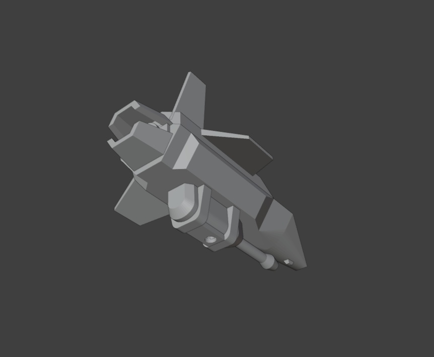 飛行ユニット+自律支援機(STLデータ)