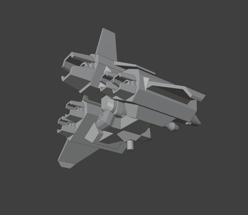 飛行ユニット+自律支援機(STLデータ)