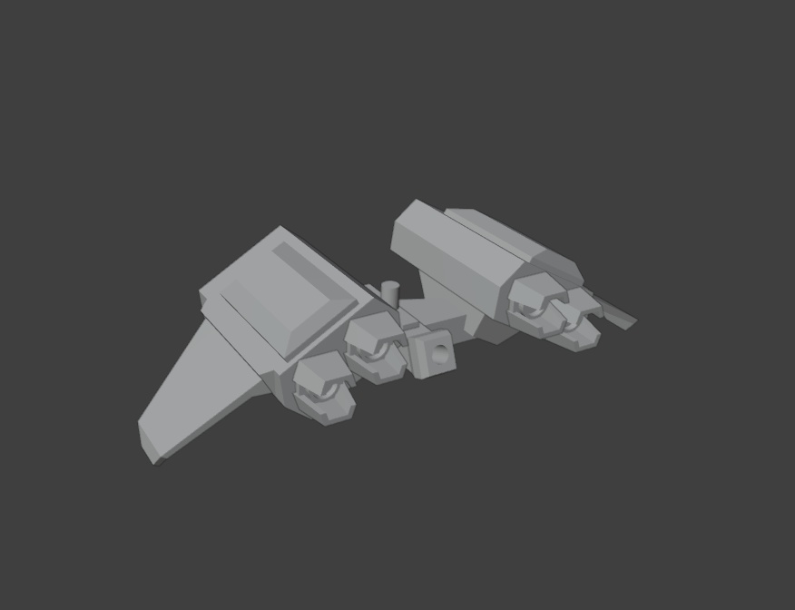 飛行ユニット+自律支援機(STLデータ)