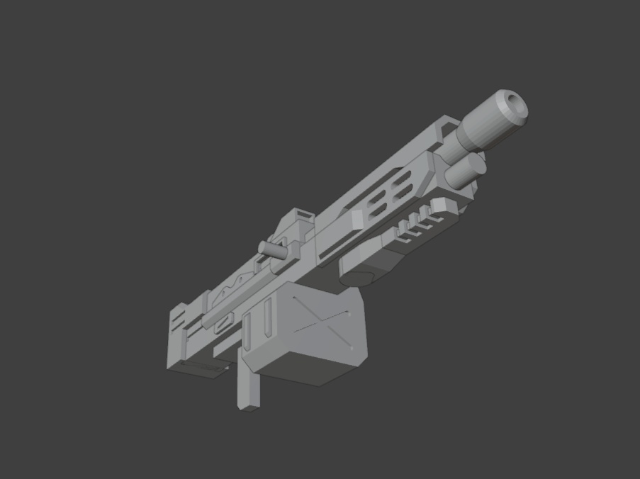 メカマシンガン(STLデータ)