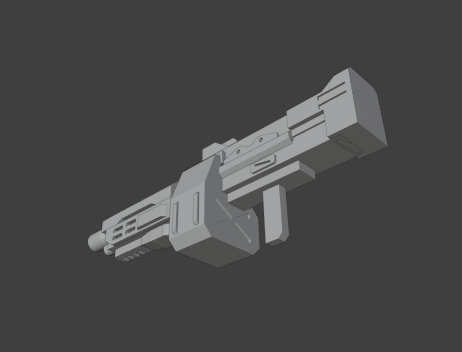 メカマシンガン(STLデータ)