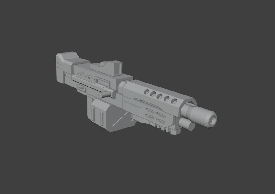メカマシンガン(STLデータ)