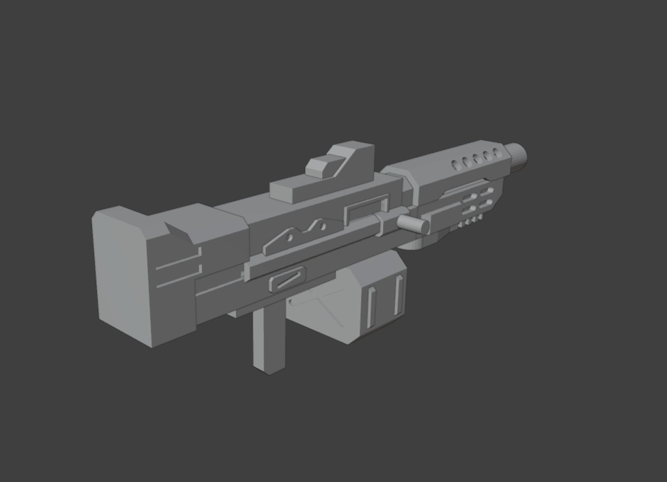 メカマシンガン(STLデータ)