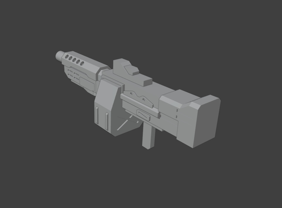 メカマシンガン(STLデータ)