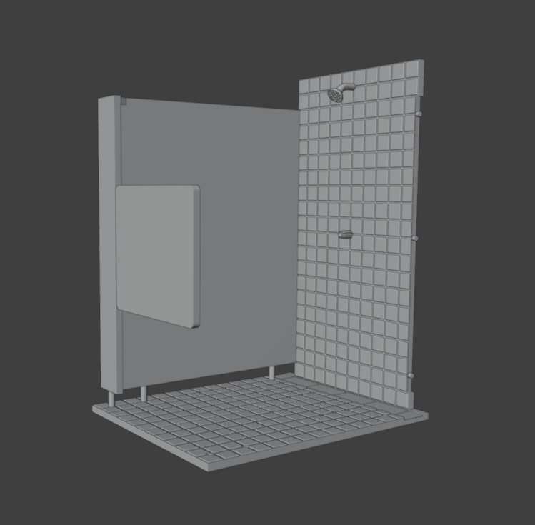 FAガール用シャワーブース(STLデータ)