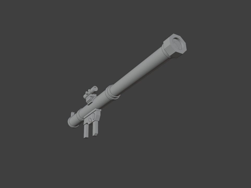 携行式無反動砲2(STLデータ)