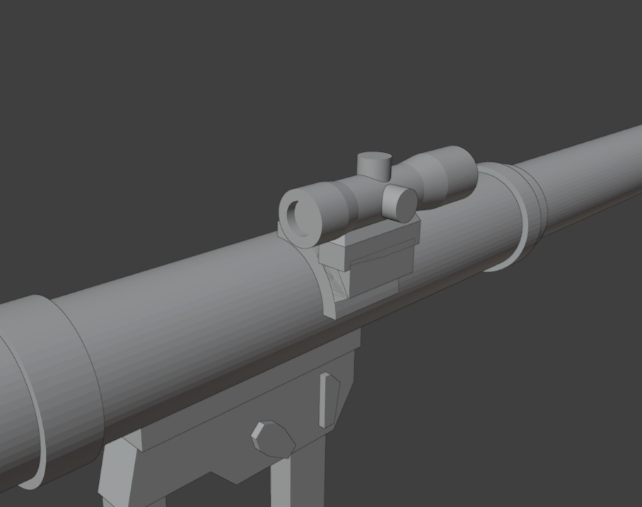 携行式無反動砲2(STLデータ)