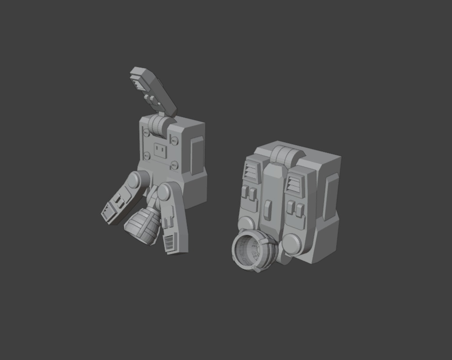 バックパックスラスターユニット（STLデータ）