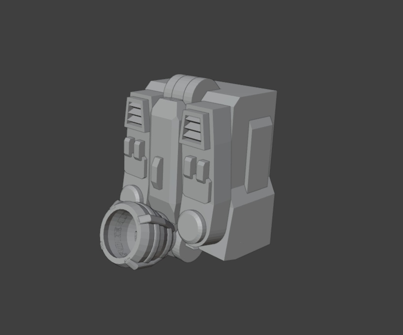 バックパックスラスターユニット(STLデータ)