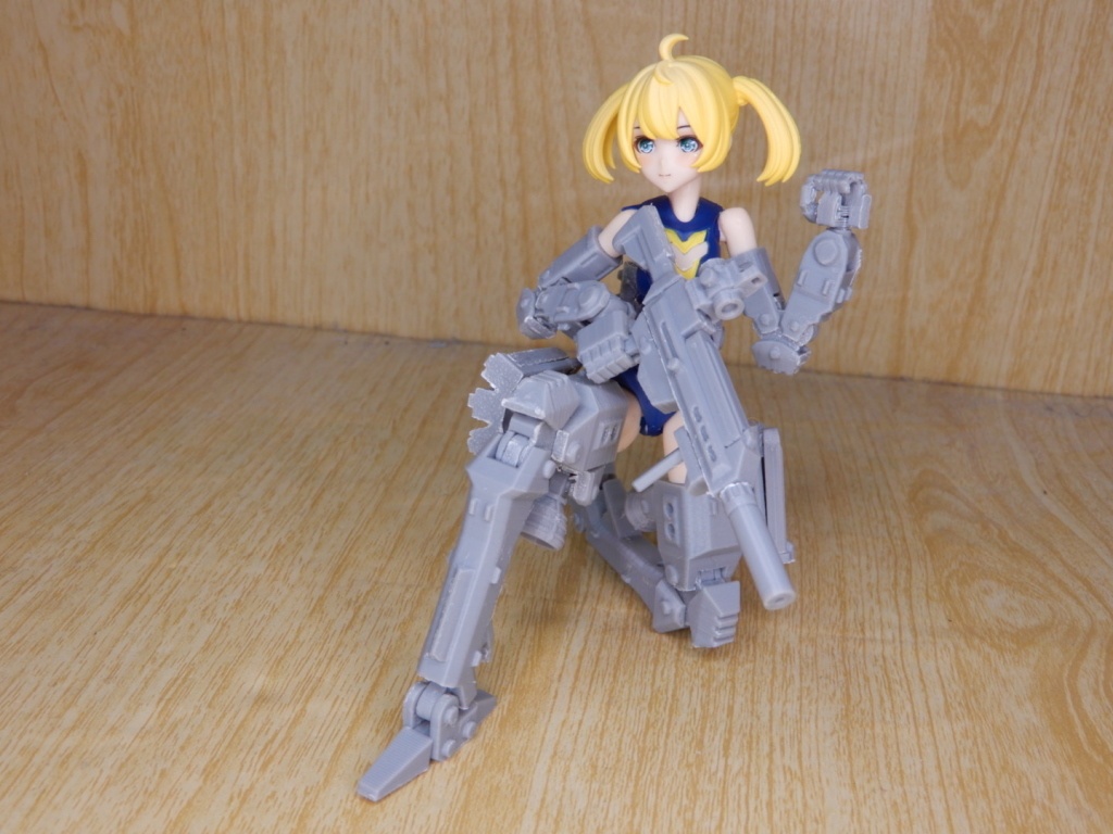 メガミシャーシキット用装備セット(STLデータ)